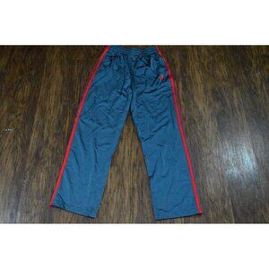 Adidas Track Pants Grey and Red Boys Youth Size Large 14/16 READ Activewear